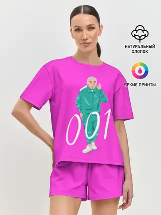 Женская пижама с шортами / Player 001