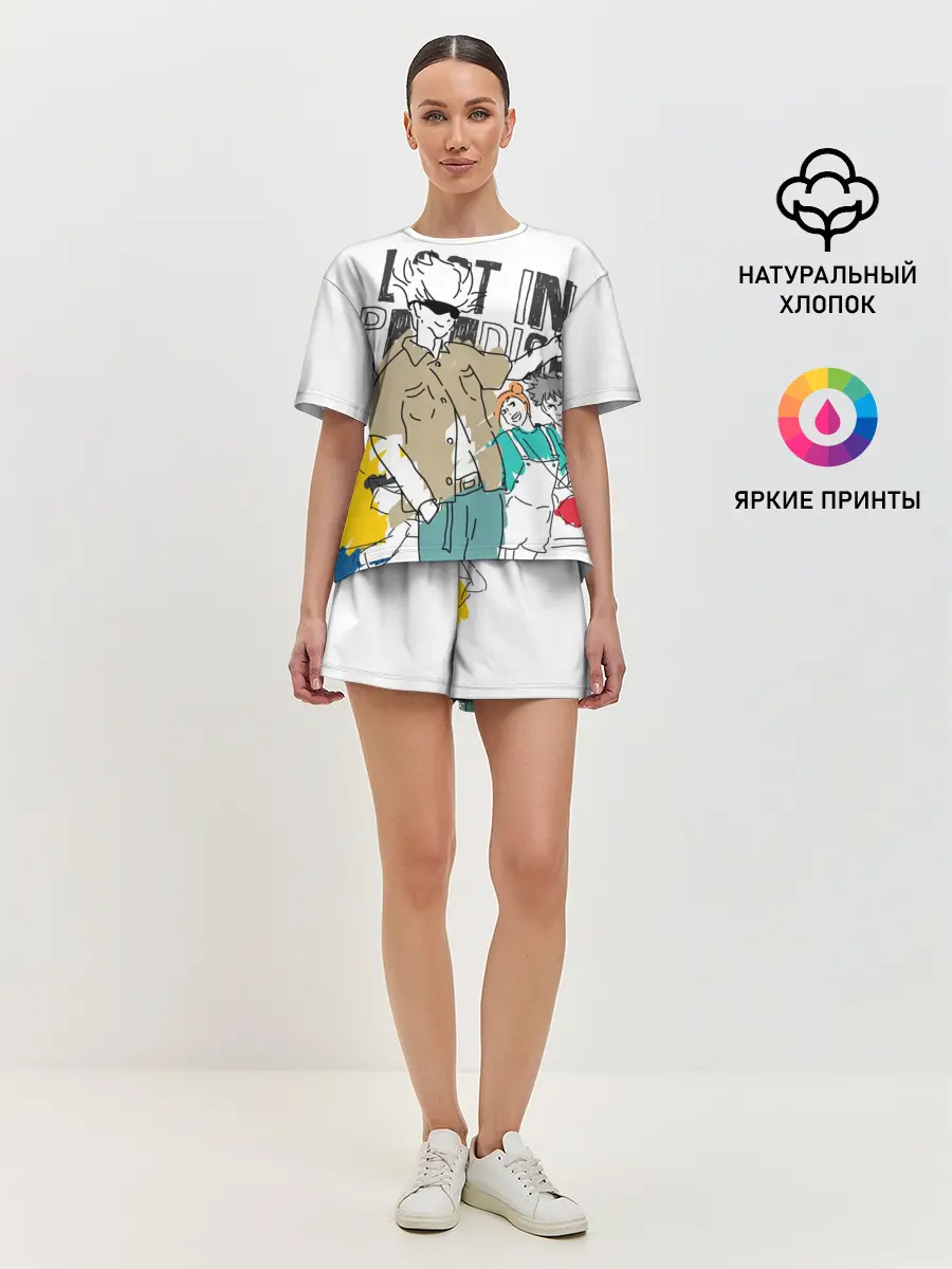 Женская пижама с шортами / Сатору Годжо - Jujutsu Kaisen