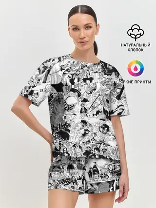 Женская пижама с шортами / One Piece Манга страницы