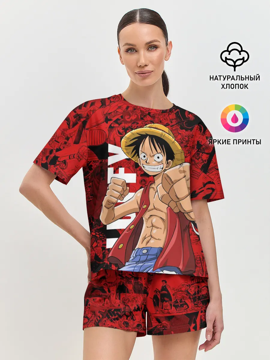 Женская пижама с шортами / Манки Д. Луффи, One Piece