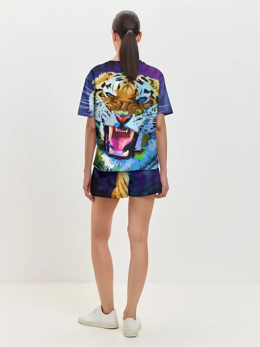 Женская пижама с шортами / Рычащий Шархан