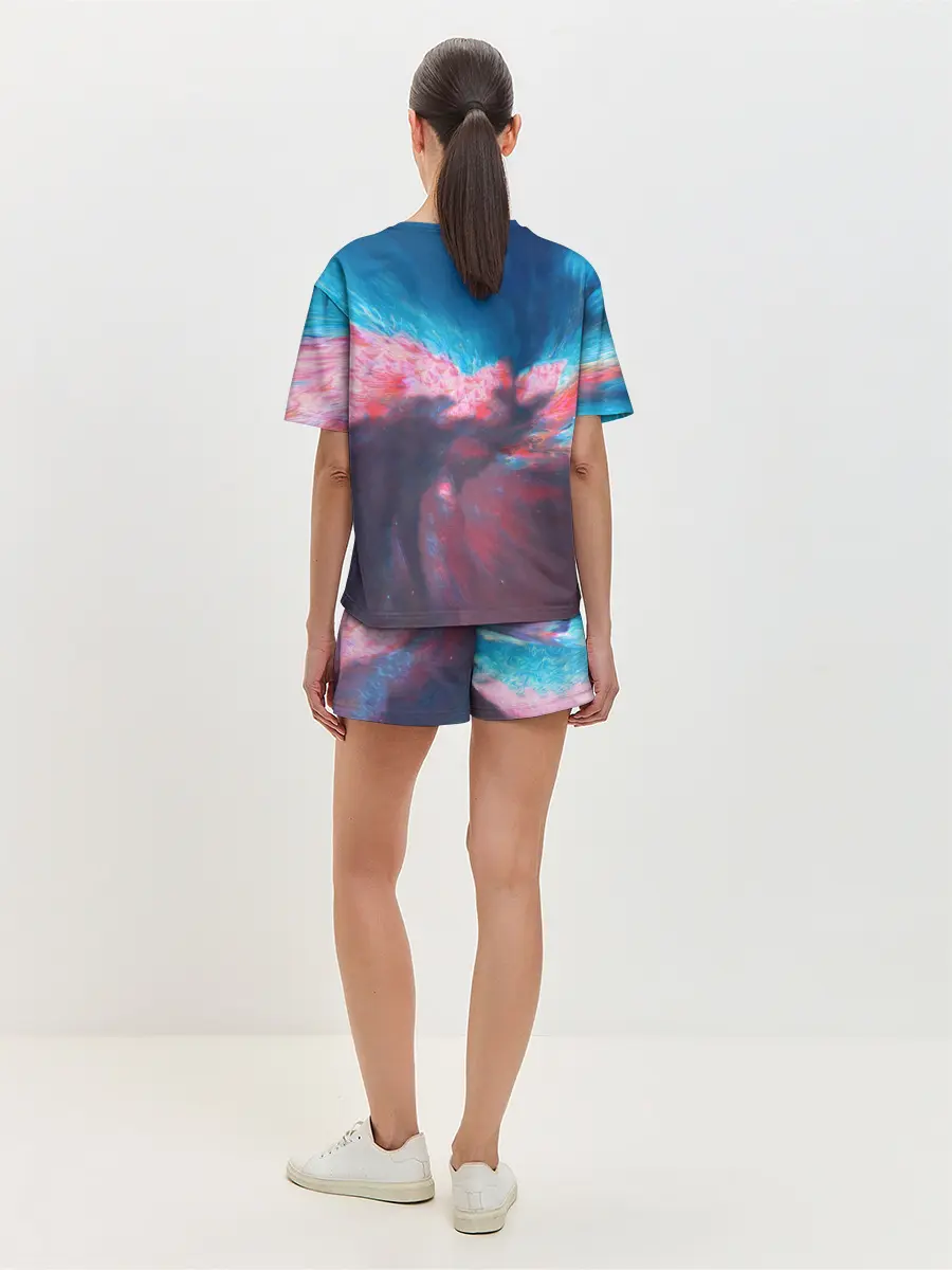 Женская пижама с шортами / ВСЕЛЕНСКИЙ КОТ