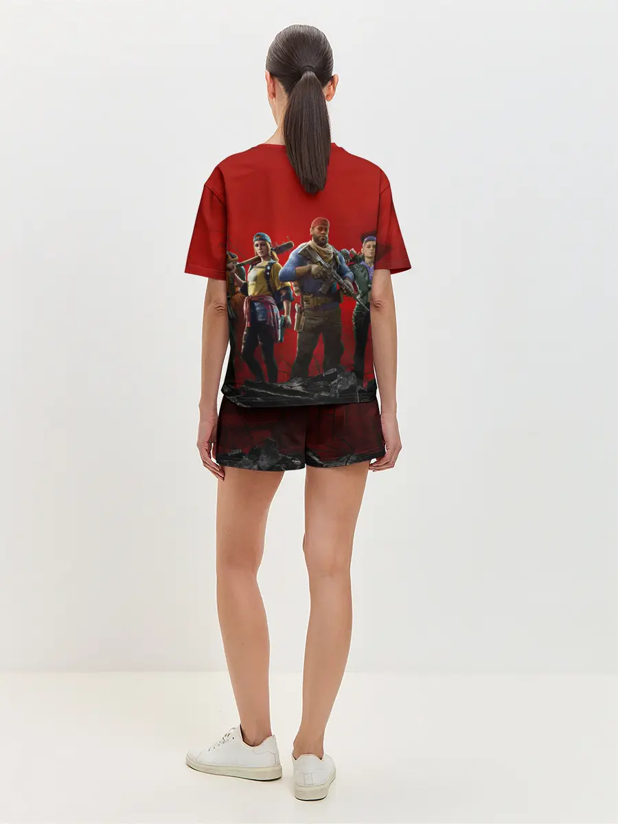 Женская пижама с шортами / ПАБГ КОРОЛЕВСКАЯ БИТВА / PUBG