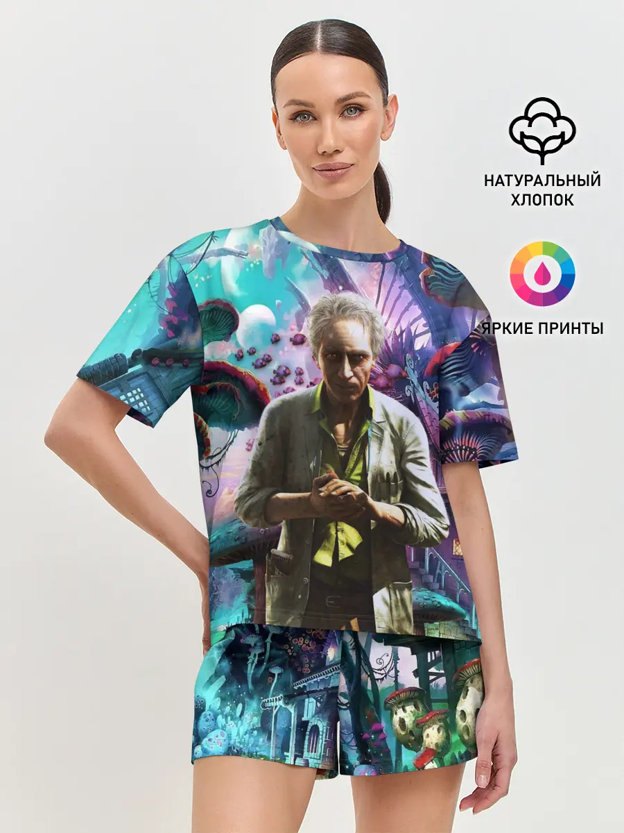 Женская пижама с шортами / MushroomTrip