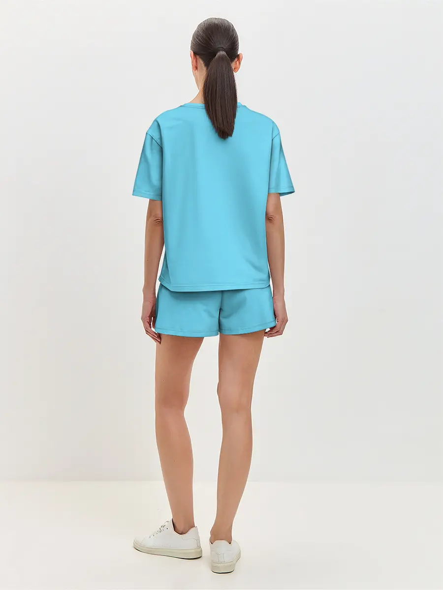 Женская пижама с шортами / Squid game квадрат - Игра в кальмара