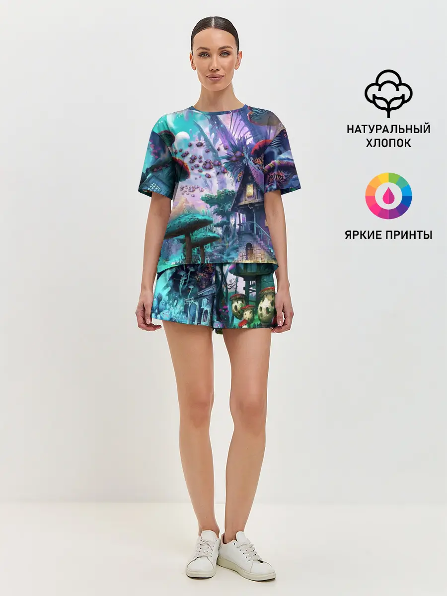 Женская пижама с шортами / FantasyFish