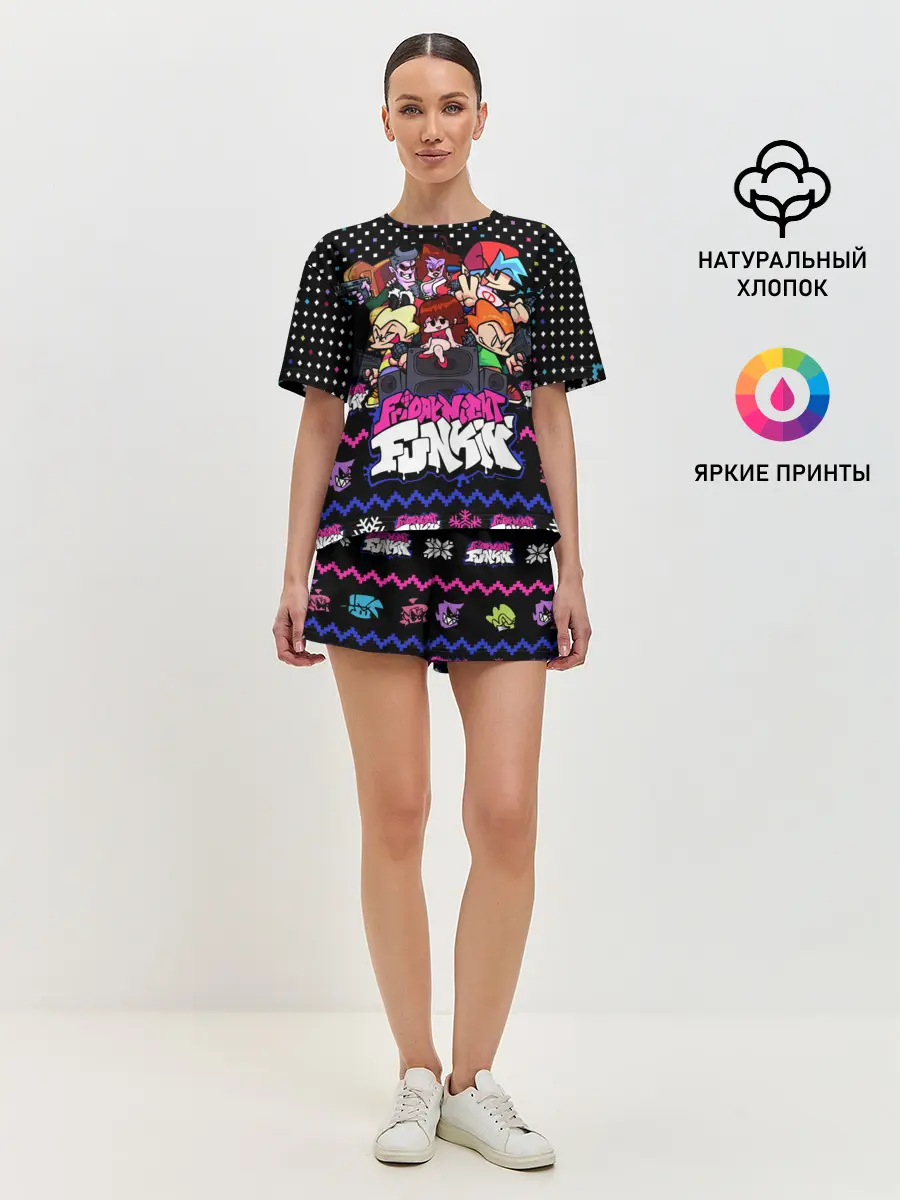 Женская пижама с шортами / FRIDAY NIGHT FUNKIN