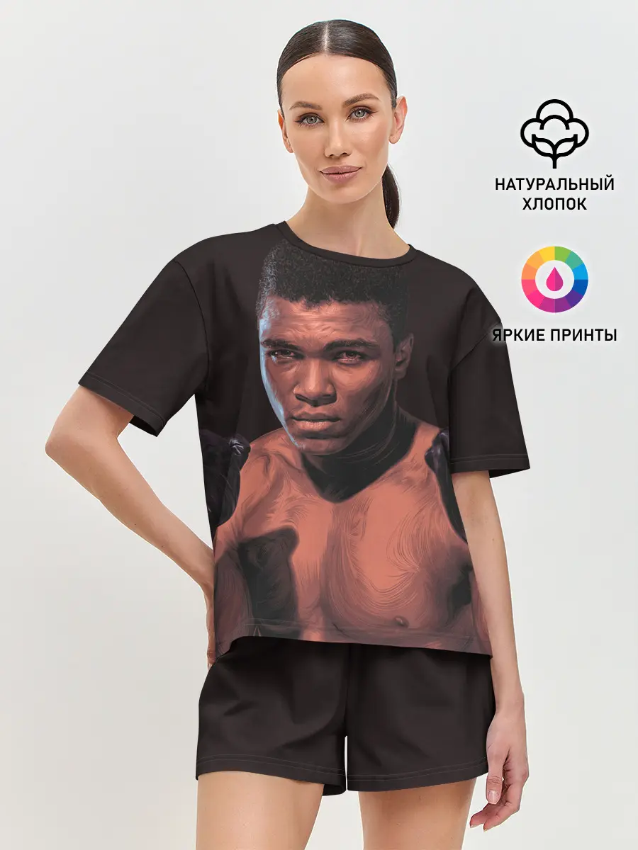 Женская пижама с шортами / Перед боем