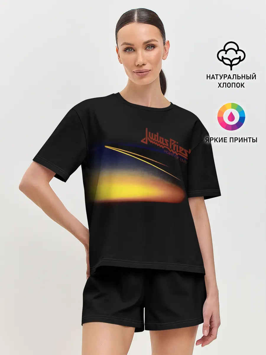 Женская пижама с шортами / Point of Entry - Judas Priest