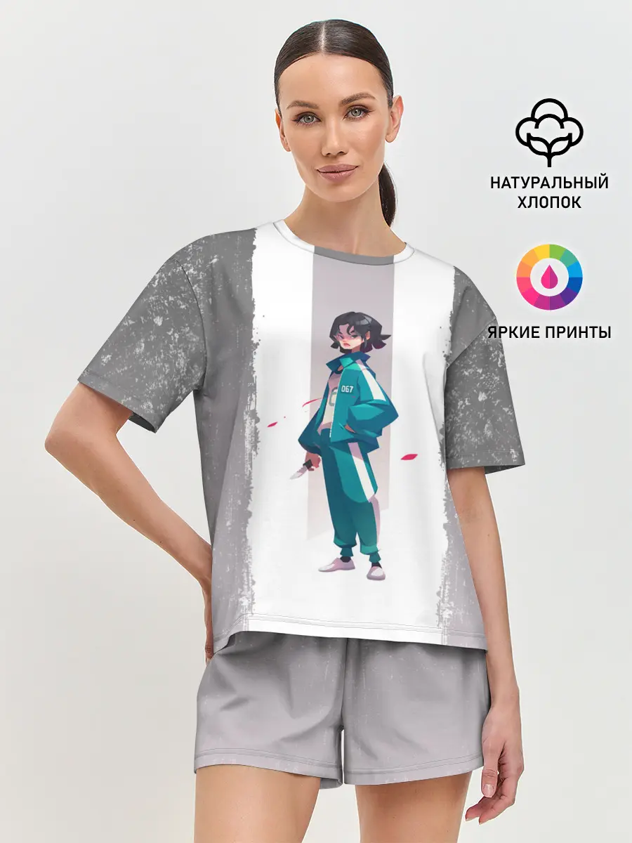 Женская пижама с шортами / 067 | Кан Сэ Бёк