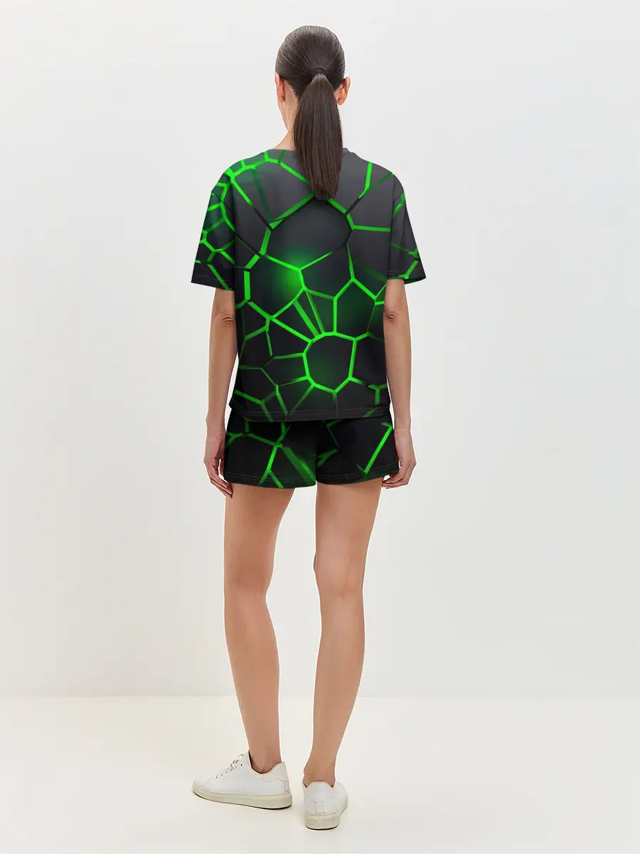 Женская пижама с шортами / Skoda 3D плиты с подсветкой