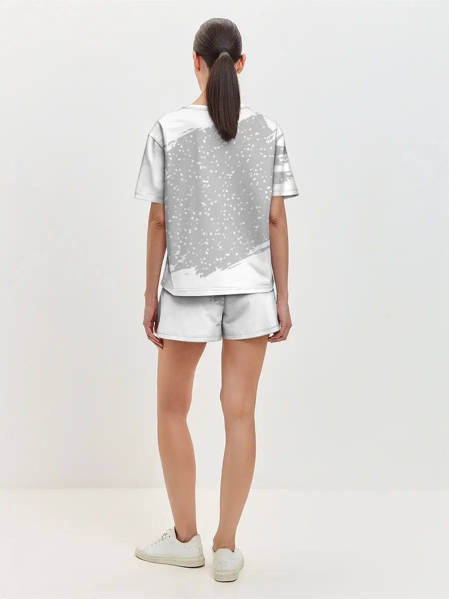 Женская пижама с шортами / Тигр в красной шапке