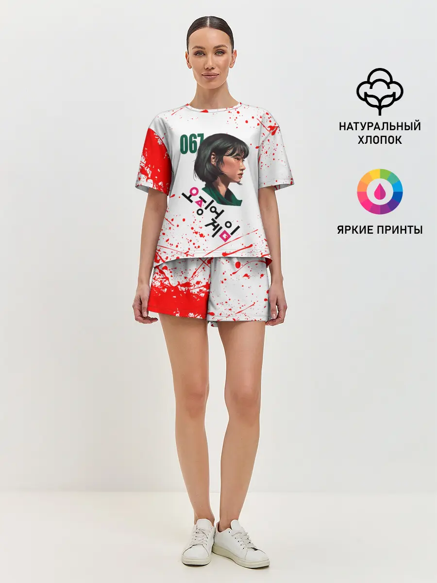 Женская пижама с шортами / KANG SAE BYEOK | SQUID GAME