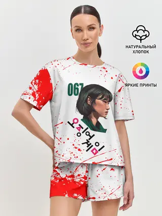 Женская пижама с шортами / KANG SAE BYEOK | SQUID GAME