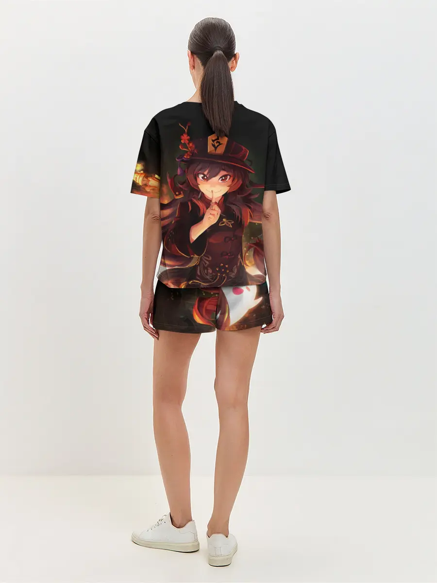 Женская пижама с шортами / Hu Tao GENSHIN IMPACT