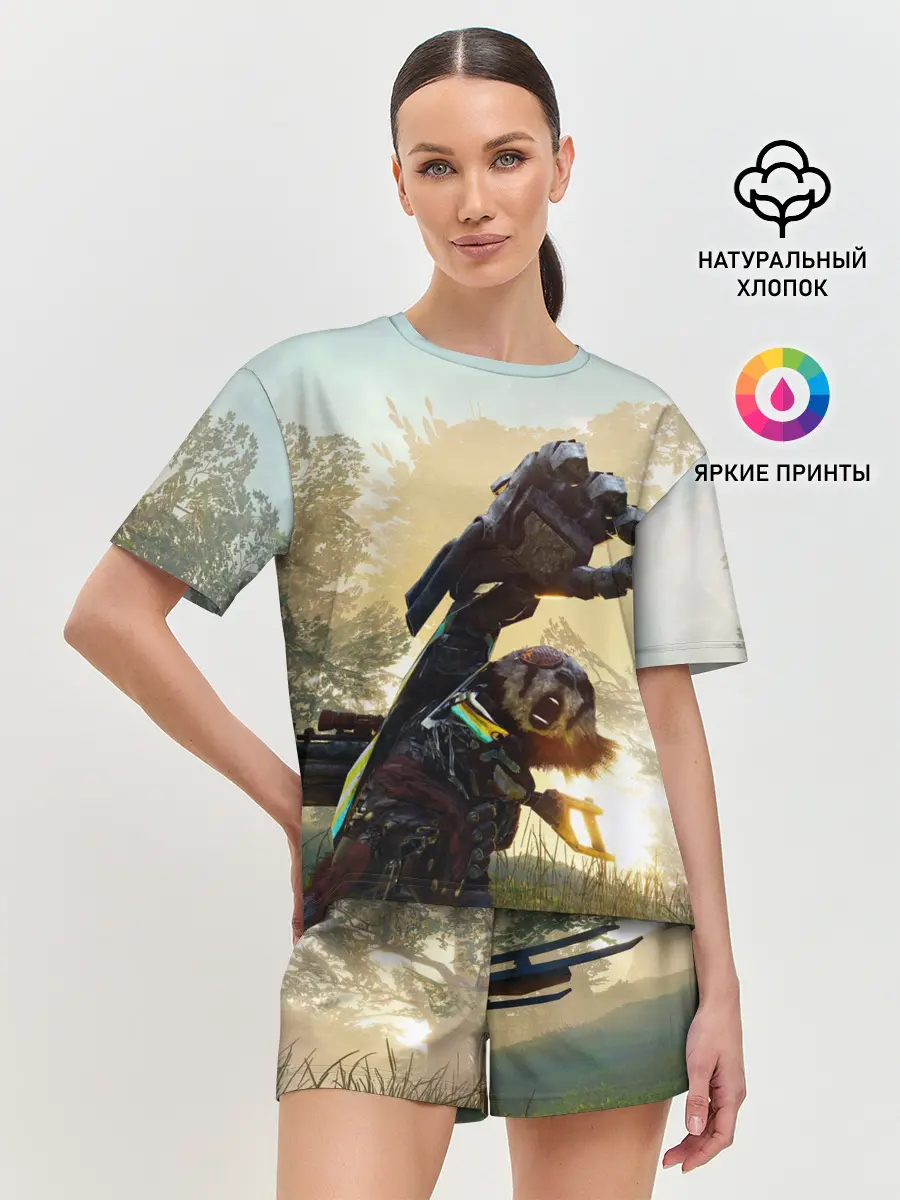 Женская пижама с шортами / Biomutant | Биомутант рука