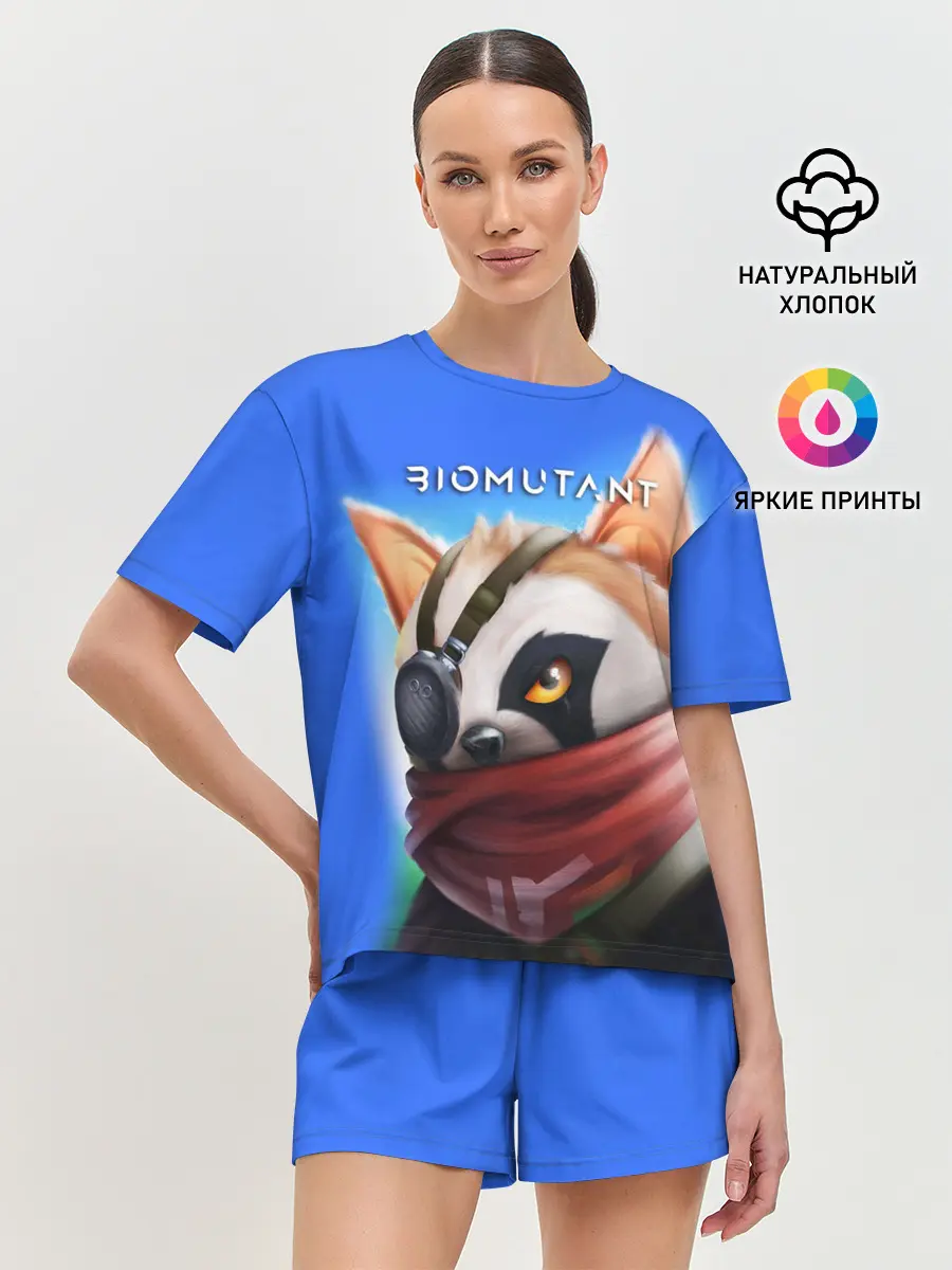 Женская пижама с шортами / Biomutant | Биомутант рисунок