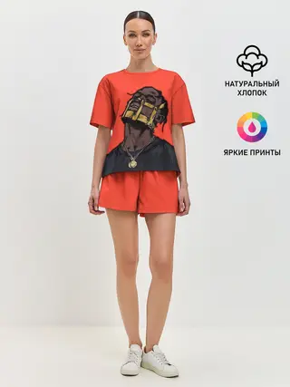 Женская пижама с шортами / Арт с Тревисом