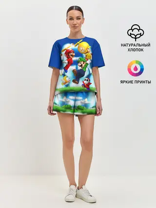 Женская пижама с шортами / SuperFlyMario