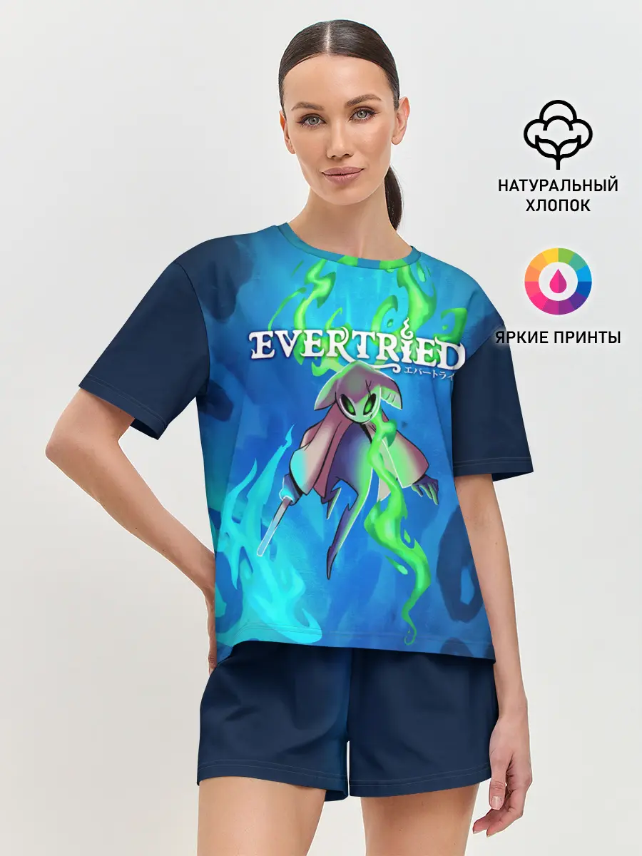 Женская пижама с шортами / EVERTRIED РОЛЕВАЯ ИГРА