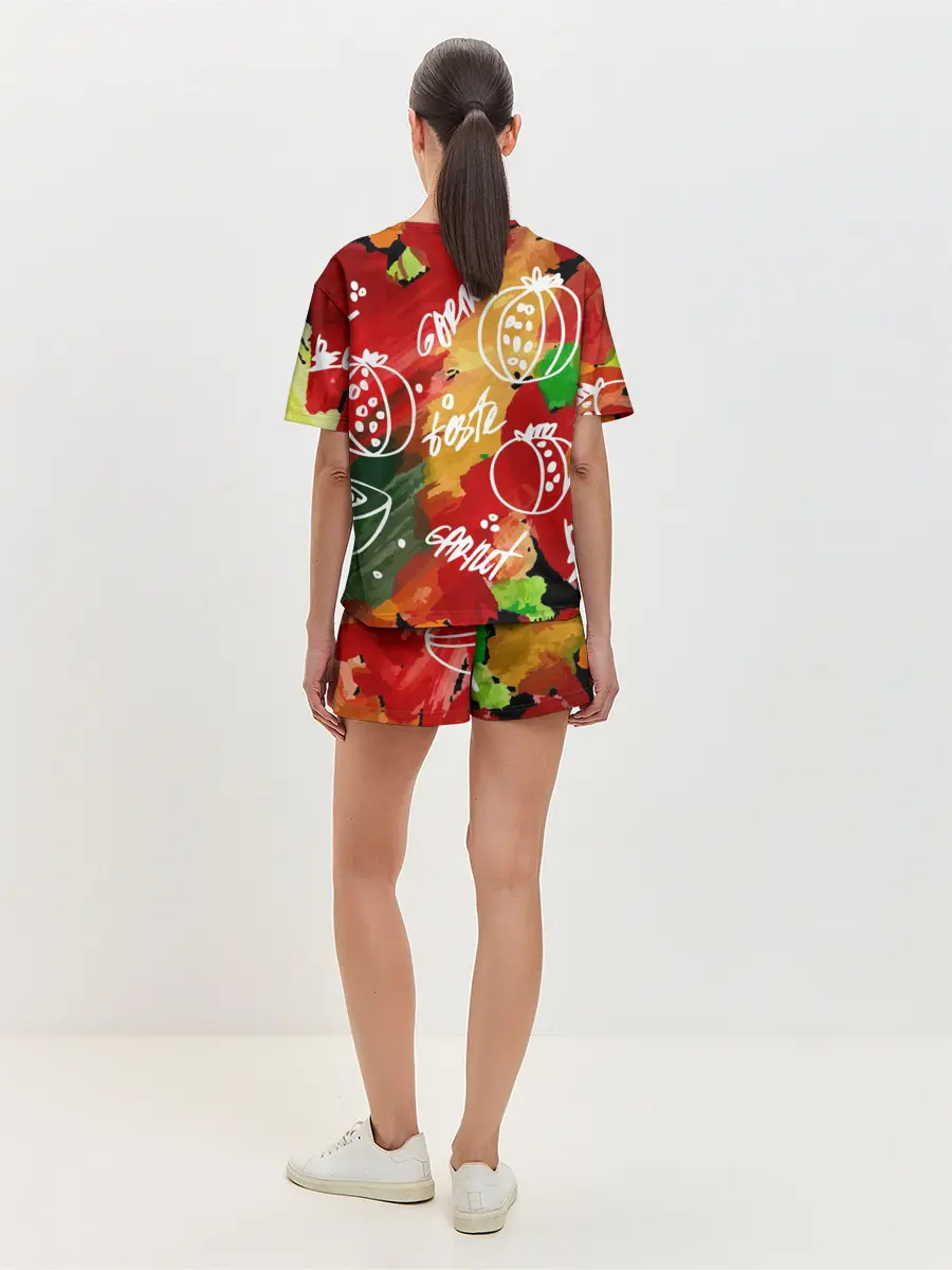 Женская пижама с шортами / Вкус граната