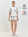 Женская пижама с шортами / TOCA BOCA УЗОР ФОН