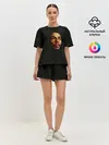Женская пижама с шортами / Bob Marley Art