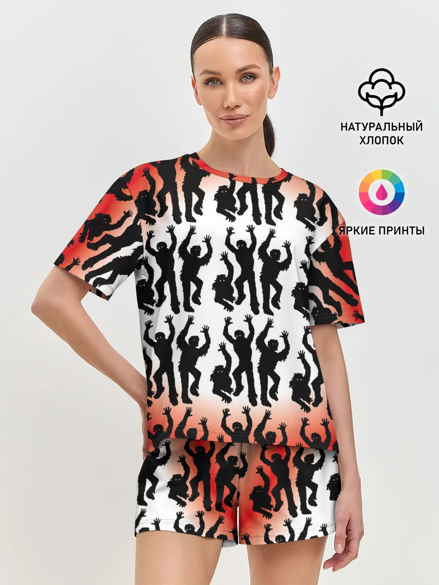 Женская пижама с шортами / HORROR Z