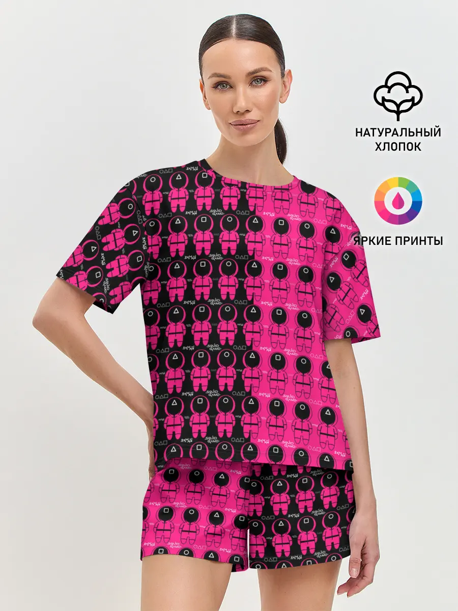 Женская пижама с шортами / Squid Game
