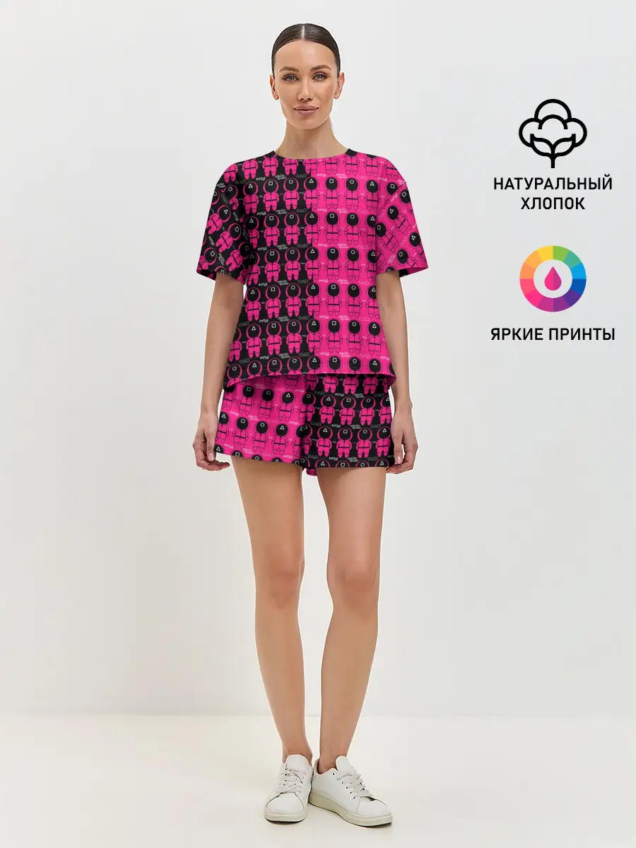 Женская пижама с шортами / Squid Game