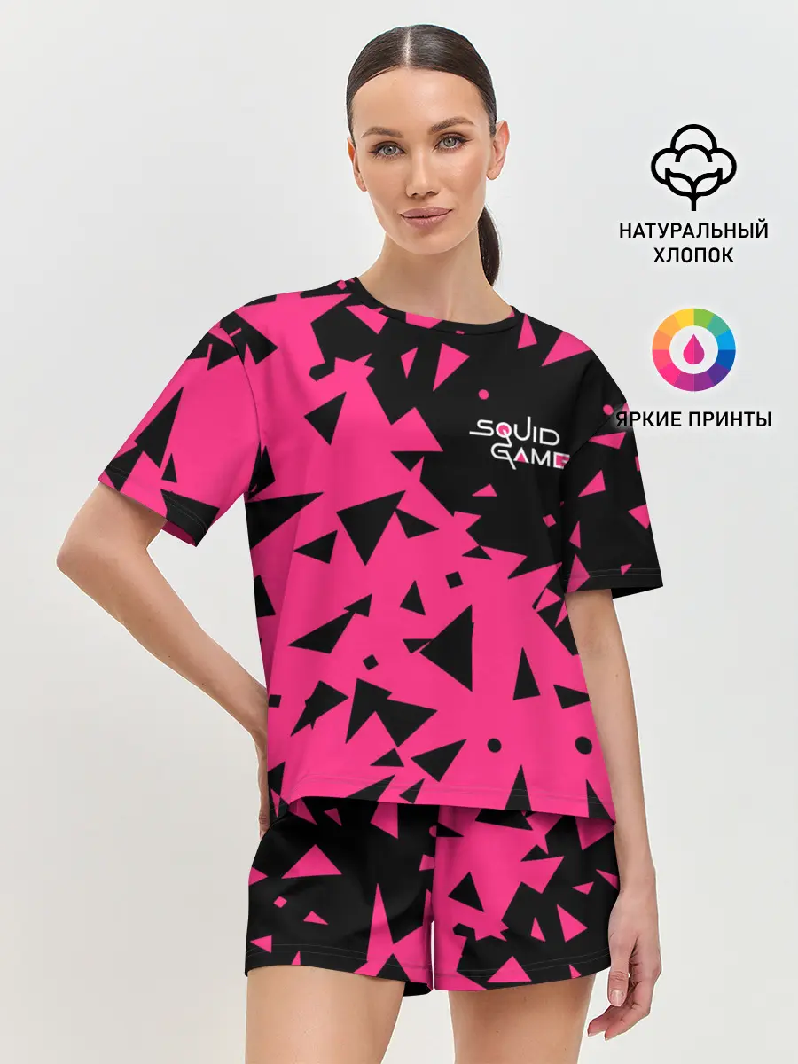 Женская пижама с шортами / Squid Game