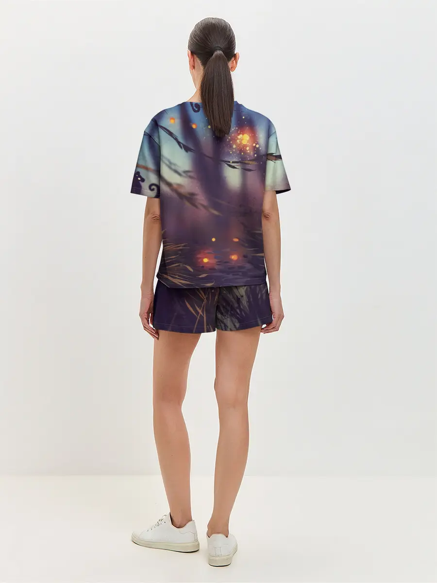 Женская пижама с шортами / Ху Тао