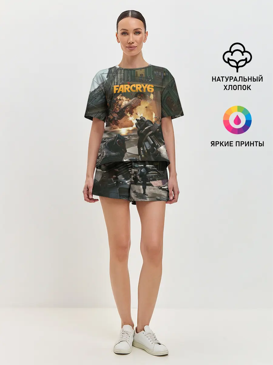 Женская пижама с шортами / Far Cry 6 gameplay art
