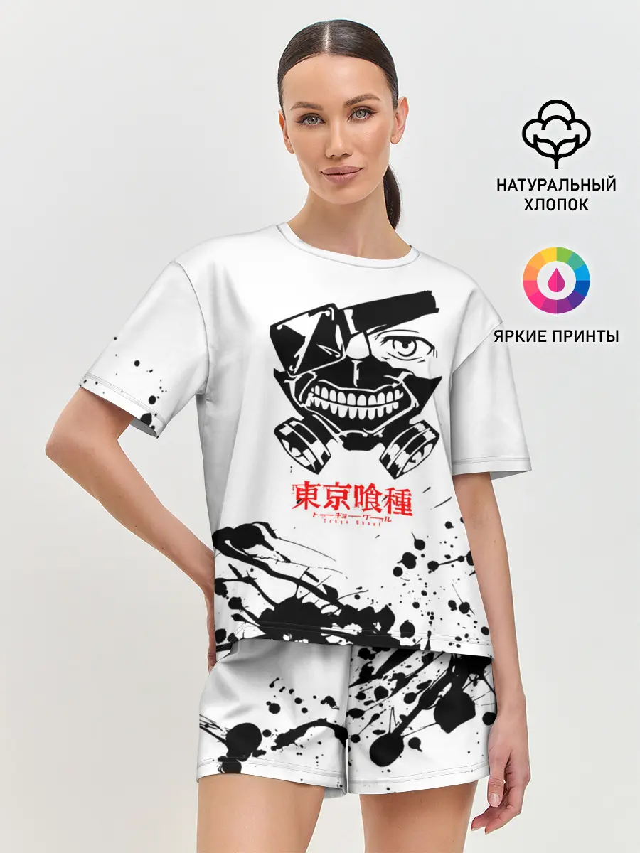 Женская пижама с шортами / ТОКИЙСКИЙ ГУЛЬ