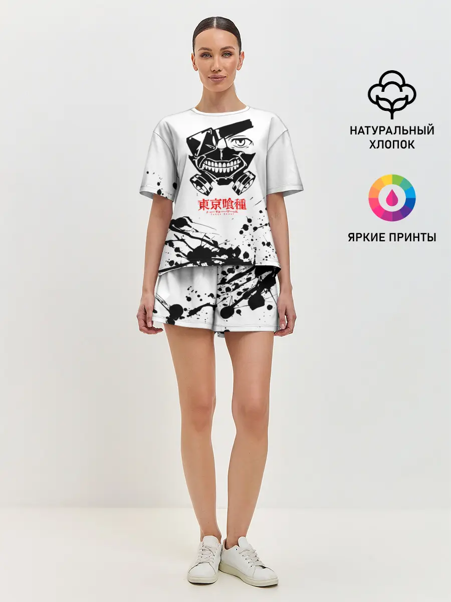 Женская пижама с шортами / ТОКИЙСКИЙ ГУЛЬ