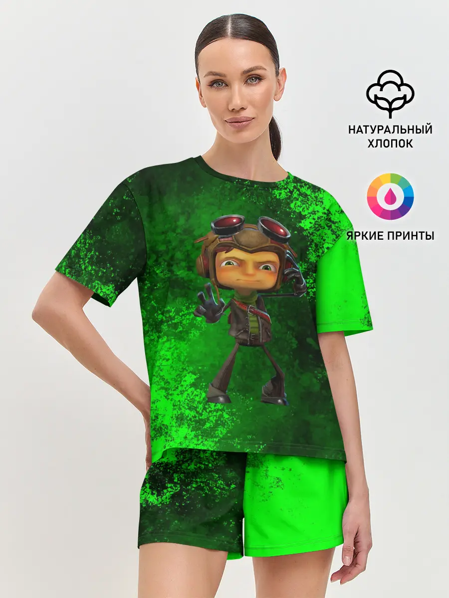 Женская пижама с шортами / Psychonauts 2 | Распутин