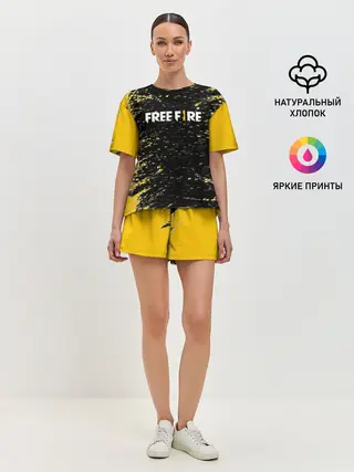 Женская пижама с шортами / Garena Free Fire - День Booyah.