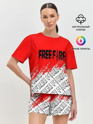 Женская пижама с шортами / фри фаер | День Booyah,