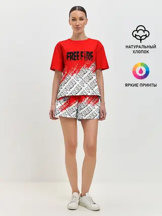 Женская пижама с шортами / фри фаер | День Booyah,