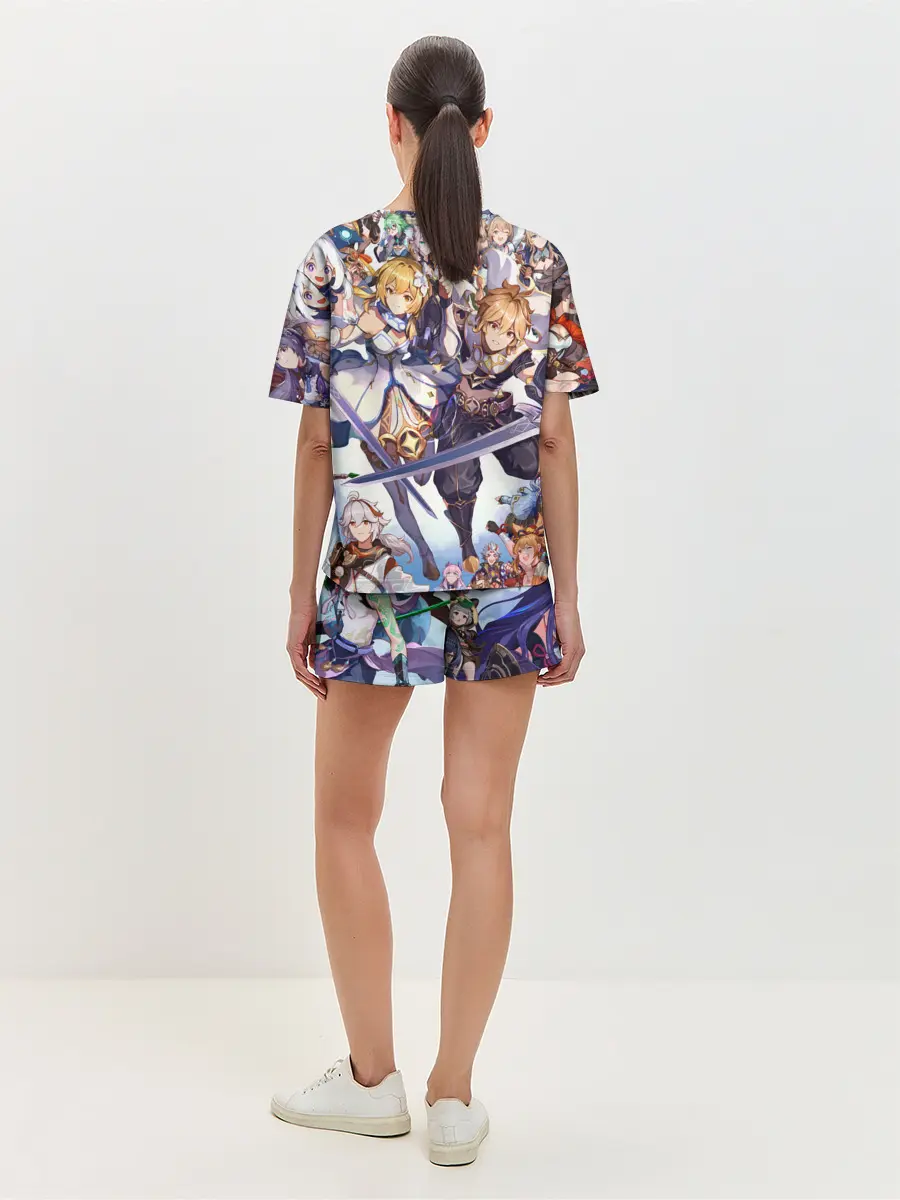 Женская пижама с шортами / GENSHIN IMPACT ПЕРСОНАЖИ
