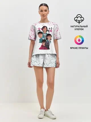 Женская пижама с шортами / 067 | 218 | 456 | Коп