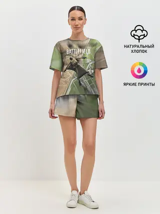 Женская пижама с шортами / ВЫСАДКА | BATTLEFIELD 2042