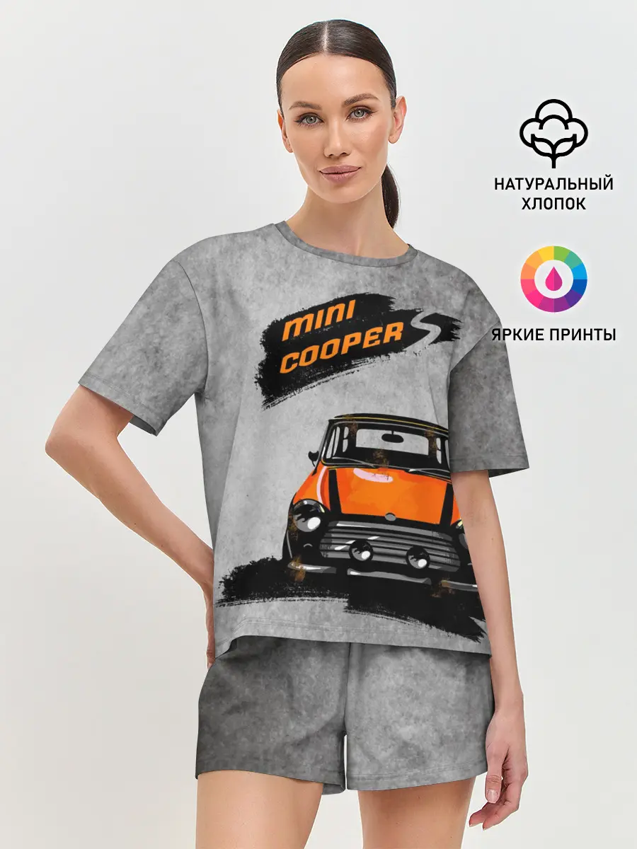 Женская пижама с шортами / Maшина Mini