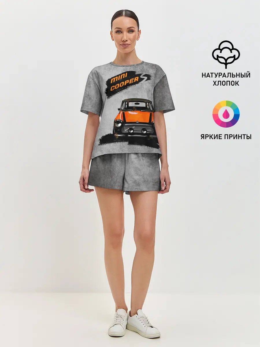 Женская пижама с шортами / Maшина Mini