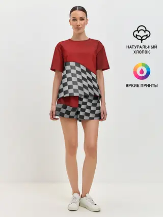 Женская пижама с шортами / Финиш