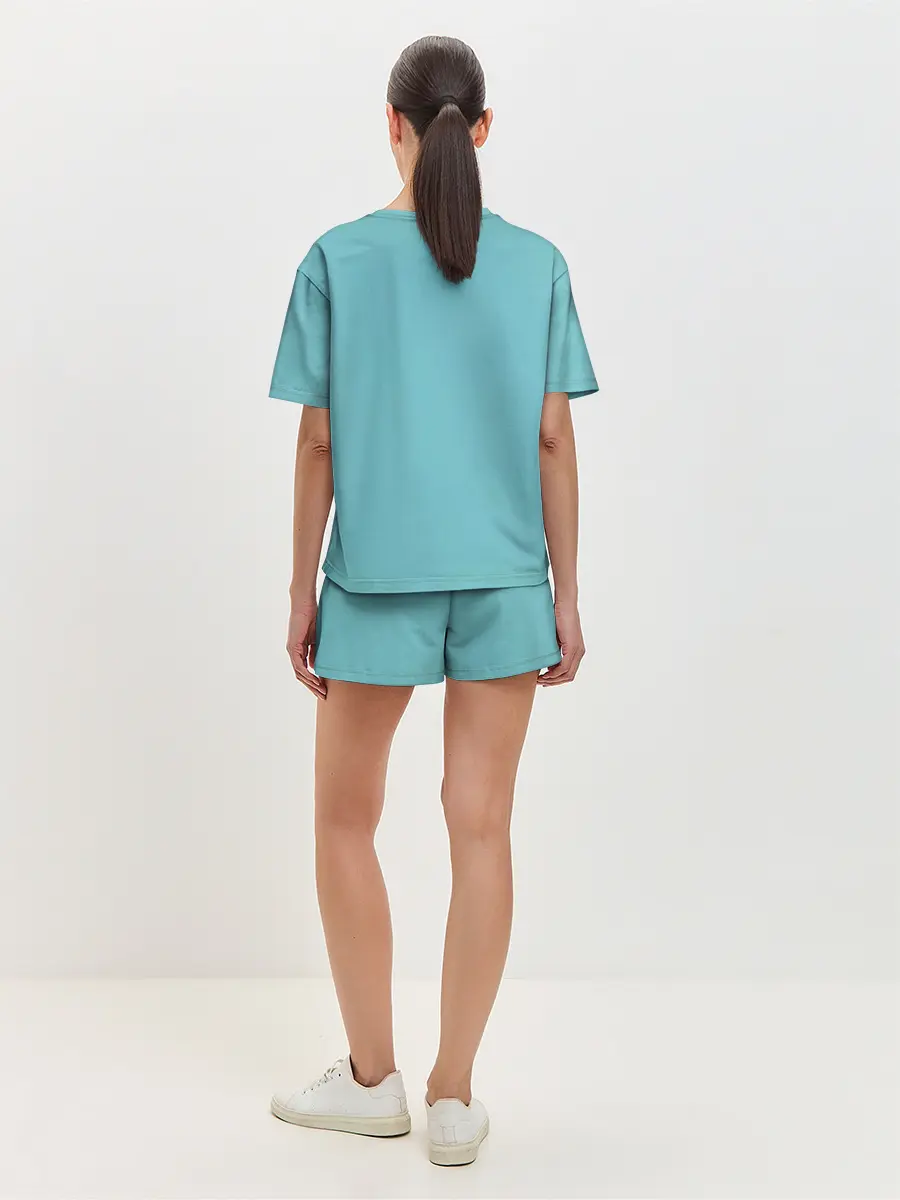 Женская пижама с шортами / Тейлор в цветах