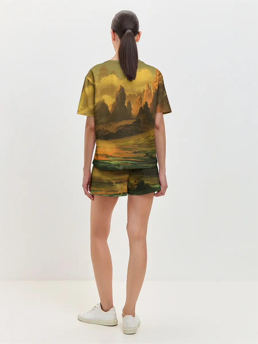 Женская пижама с шортами / Zhong Li