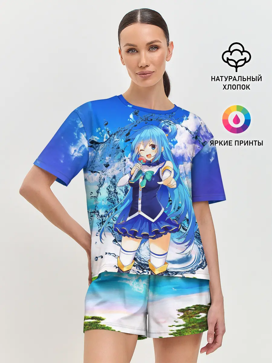 Женская пижама с шортами / AquаKaraoke