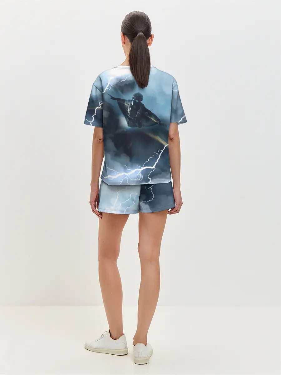 Женская пижама с шортами / WINGSUIT | BATTLEFIELD 2042