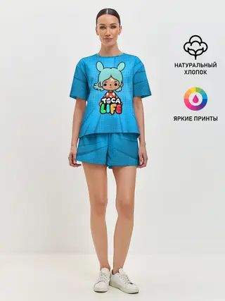 Женская пижама с шортами / Toca Boca game | Тока бока Рита
